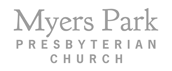 Gray text logo reads “Myers Park Presbyterian Church” on a white background.